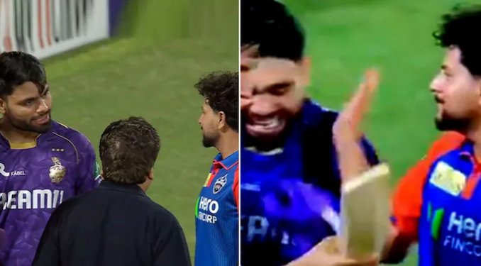 कुलदीप यादव(Kuldeep Yadav) ने लाइव टीवी पर रिंकू सिंह को थप्पड़ मारा(slaps Rinku Singh), उनका रिएक्शन वायरल(viral) हो गया