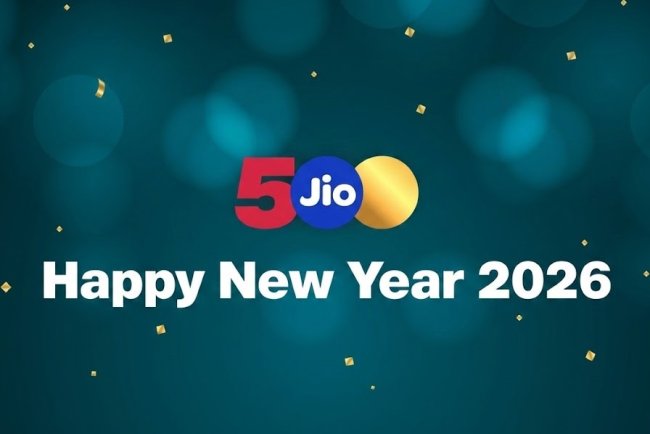 Reliance Jio Happy New Year 2026 प्लान लॉन्च किए।